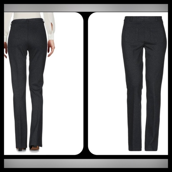 Made in Italy Flared Leg Trousers Front Small Pockets in Stretchy Fabric - EU 42 - Picture 2 of 10